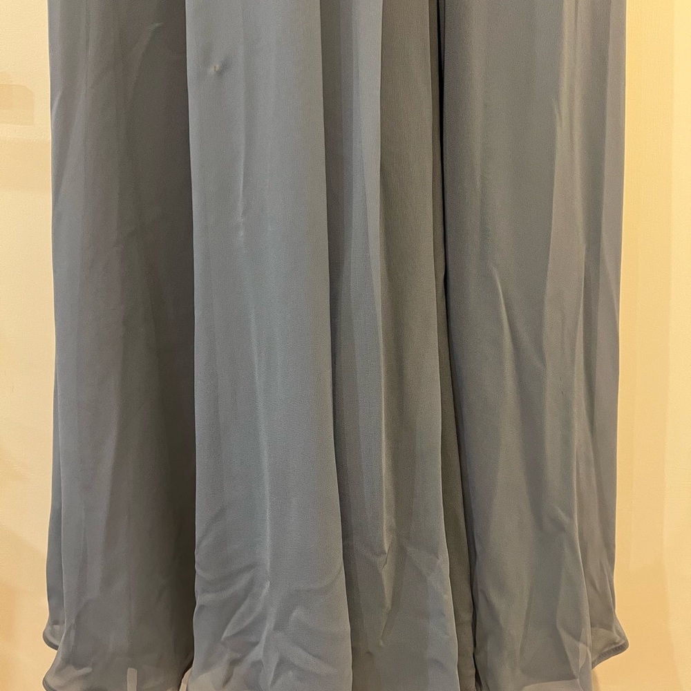 Azazie bridesmaid dress dusty blue - Picture 5 of 11